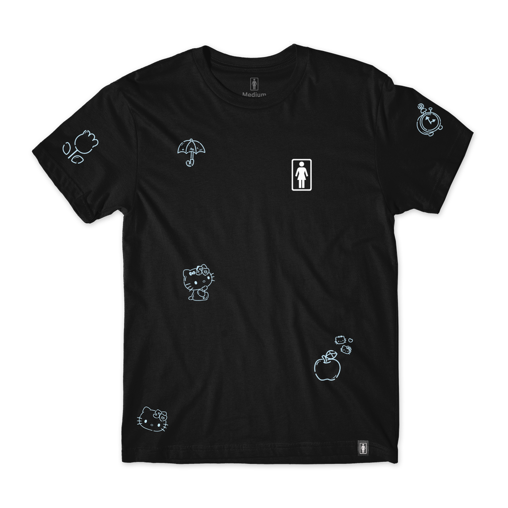 Girl x Hello Kitty 50th All Over T-Shirt