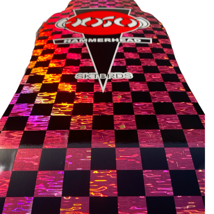 Hosoi "Sparkle Rose Checkered" Ltd Valentine'S 2026 Og Hammerhead 10.5" Skateboa