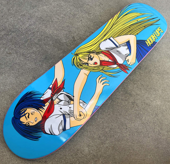 Hook Ups School Girl Battle 8.25" Skateboard Deck