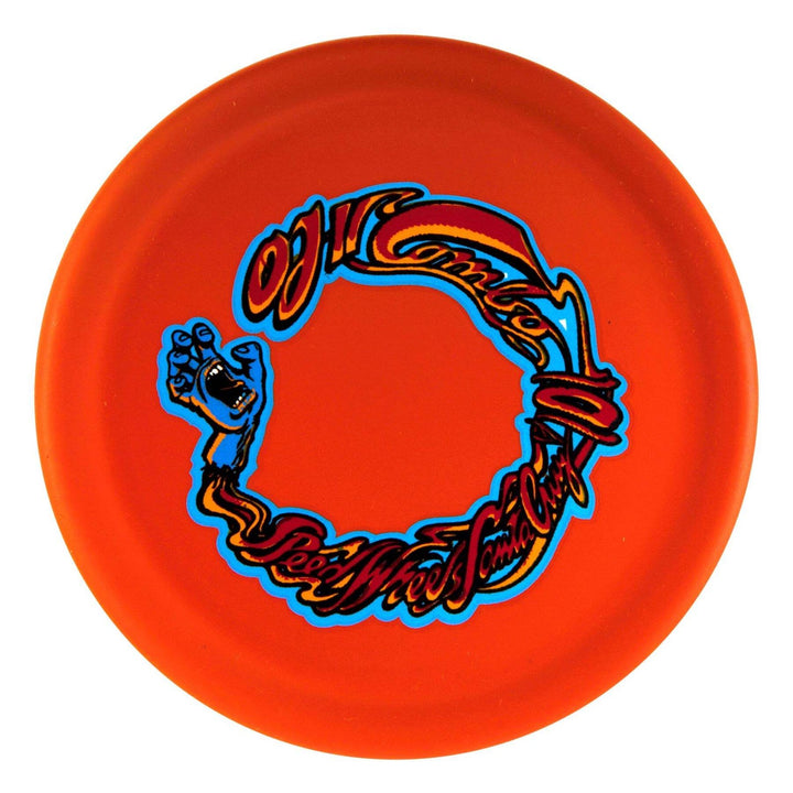 Santa Cruz Speed Wheels Screaming Hand Orange Pint Glass