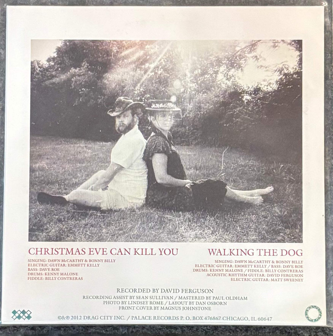 BONNIE PRINCE BILLY/DAWN MCCARTHY - CHRISTMAS EVE CAN KILL YOU 7" Vinyl Record