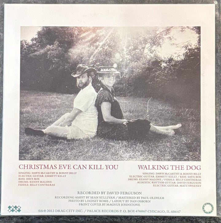 BONNIE PRINCE BILLY/DAWN MCCARTHY - CHRISTMAS EVE CAN KILL YOU 7" Vinyl Record