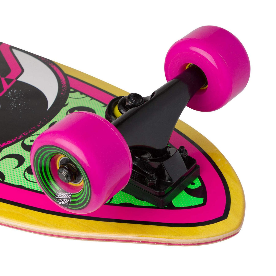 Santa Cruz Yin Yang Dot Shark Cruzer Complete Skateboard 8.8 x 27.7