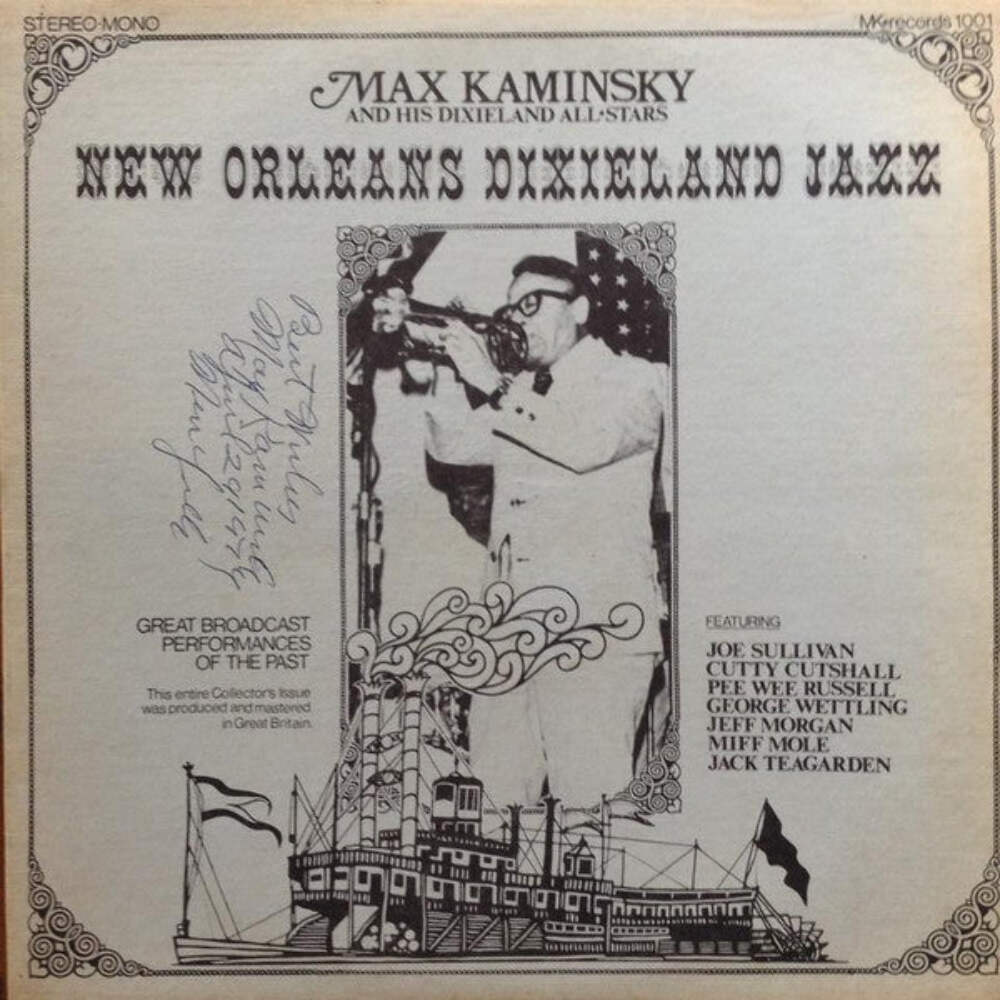 Max Kaminsky And His Dixieland All-Stars – New Orleans Dixieland Jazz Vinyl LP R