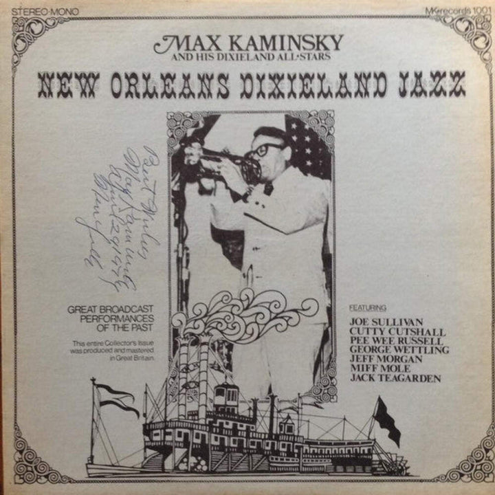 Max Kaminsky And His Dixieland All-Stars – New Orleans Dixieland Jazz Vinyl LP R