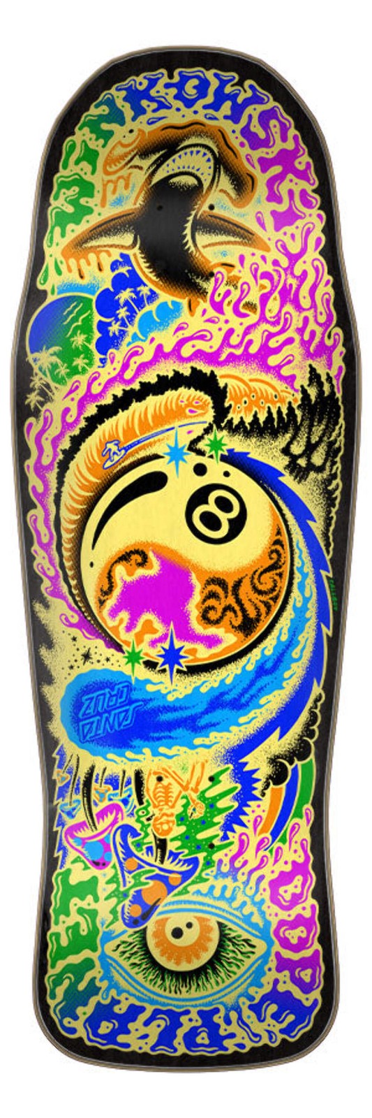 Santa Cruz Erick Winkowski Dope Planet Shaped Skateboard Deck