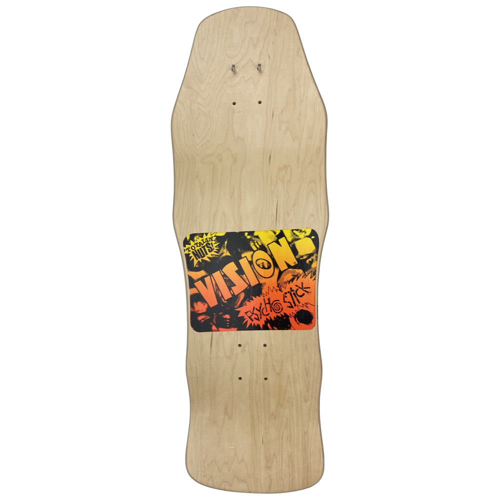 Vision Original Psycho Stick LTD Love Pink skateboard deck detail view