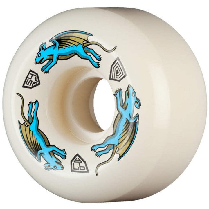 POWELL PERALTA NANO RATS ASYMMETRICAL AV6 54mm 97a SKATEBOARD WHEELS