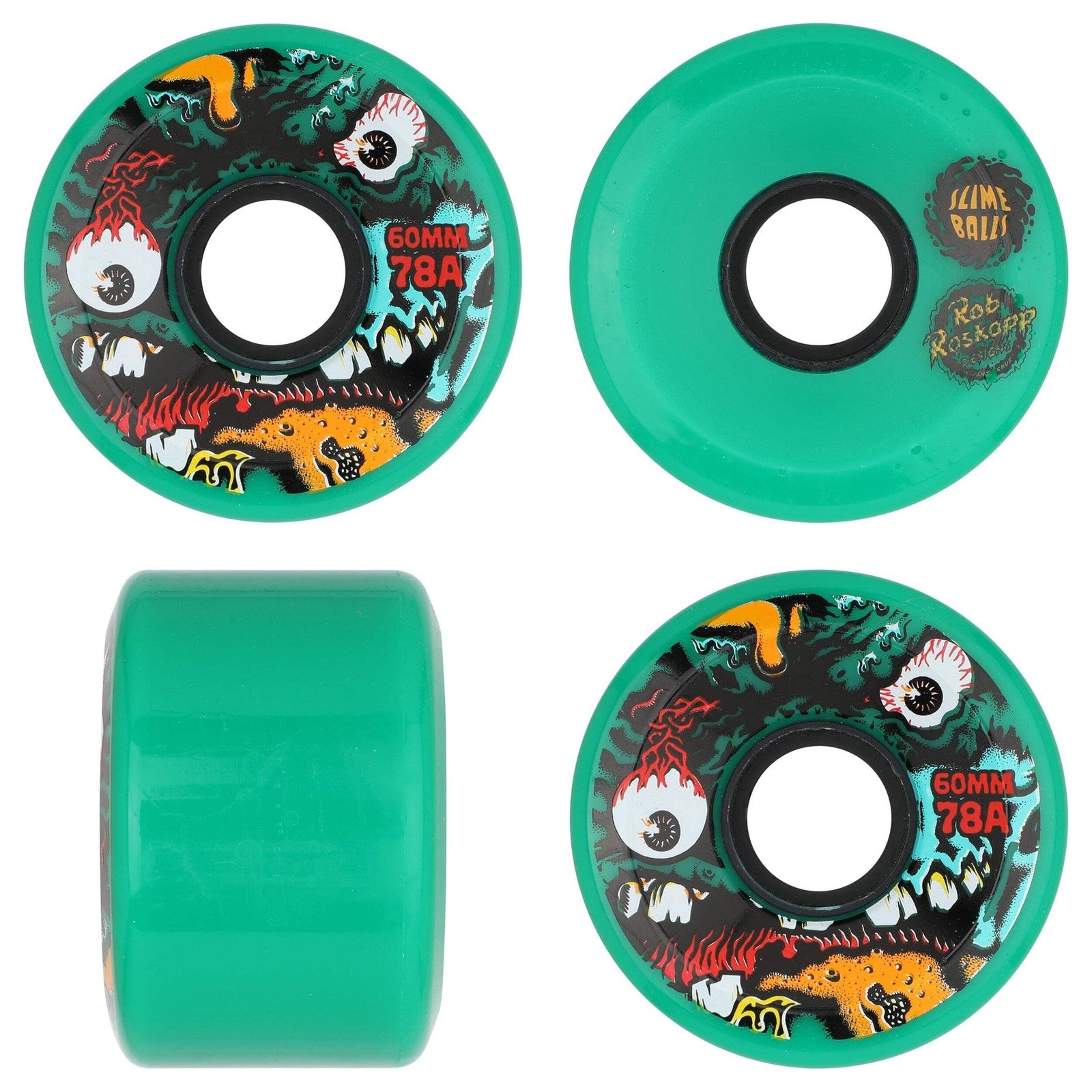 Santa Cruz Rob Roskopp Face Yellow 9.5