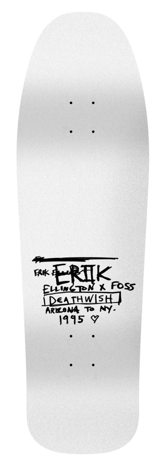 Deathwish Ellington Twins 9.75" Skateboard Deck