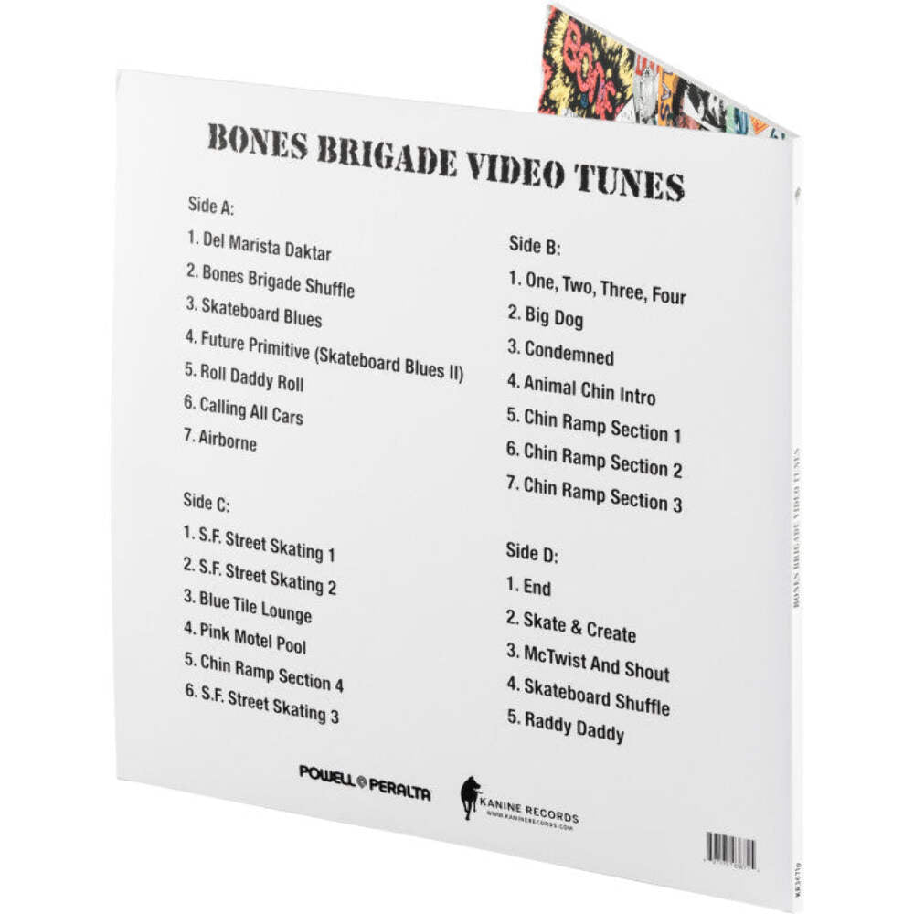Powell Peralta Bones Brigade Video Tunes 2X Color Vinyl LP Record