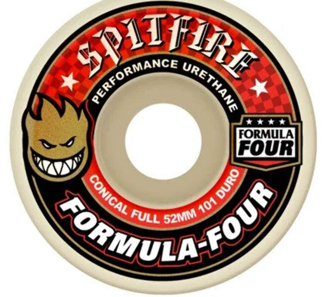 SPITFIRE F4 CONICAL FULL 52MM 101a SKATEBOARD WHEELS