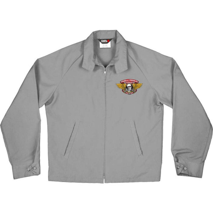 Powell Peralta Winged Ripper Postal Grey Gas Jacket