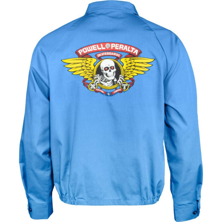 Powell Peralta Winged Ripper Postal Blue Gas Jacket
