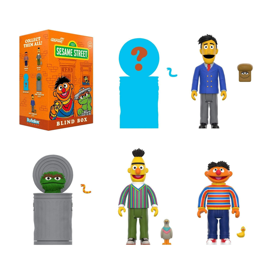 Super7 x Sesame Street - Wave 03 - Individual Blind Box Toy