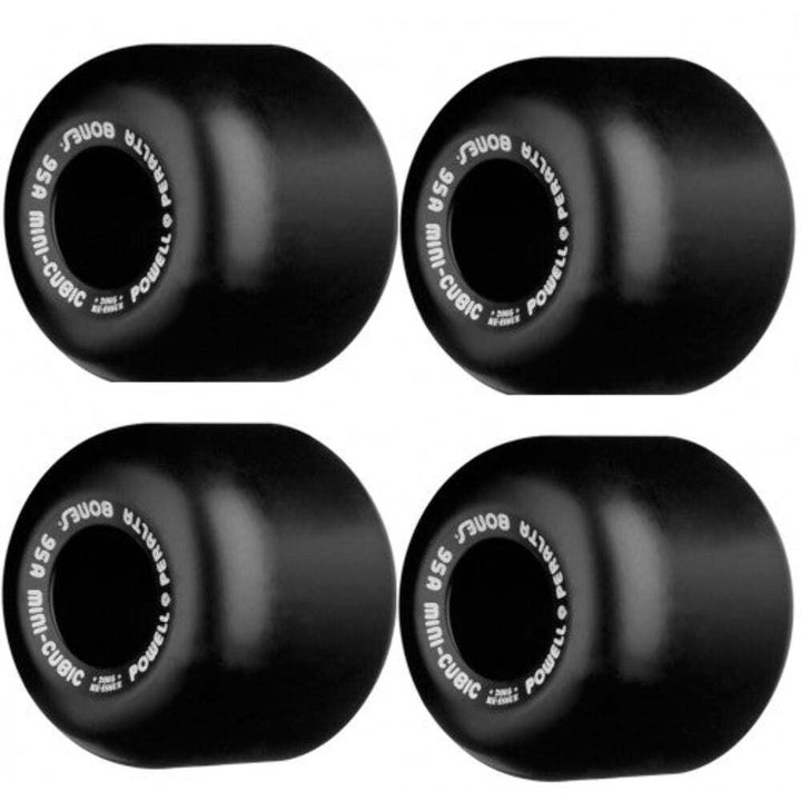 Powell Peralta Mini Cubic Black 64mm 95a Skateboard Wheels