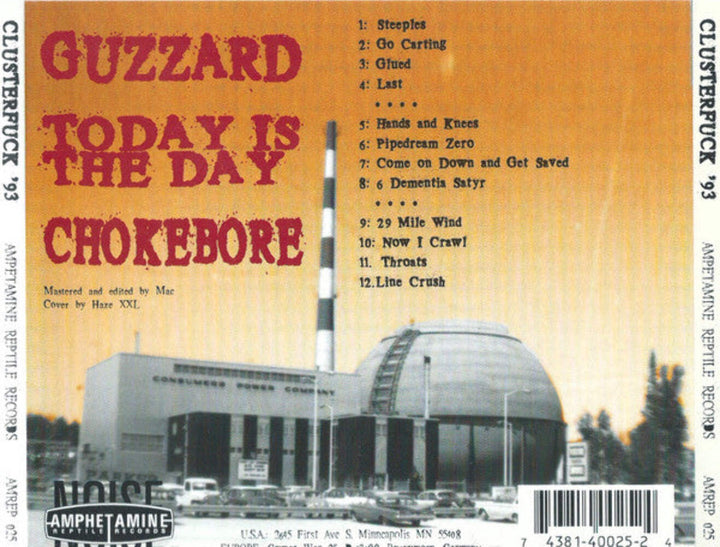 Today Is The Day - Guzzard - Chokebore – Clusterfuck '94 CD *SEALED 1994 RELEASE