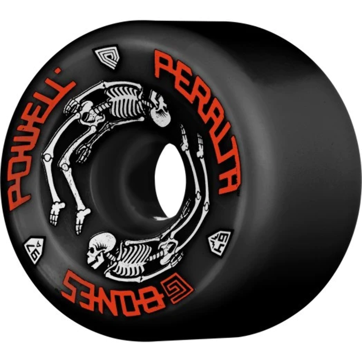 Powell Peralta G Bones 64mm 97a Black Skateboard Wheels