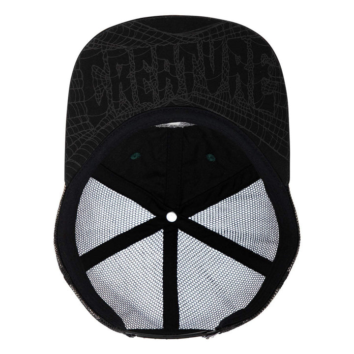 Creature Bonehead Flame Wash Mesh Trucker Unstructured Hat