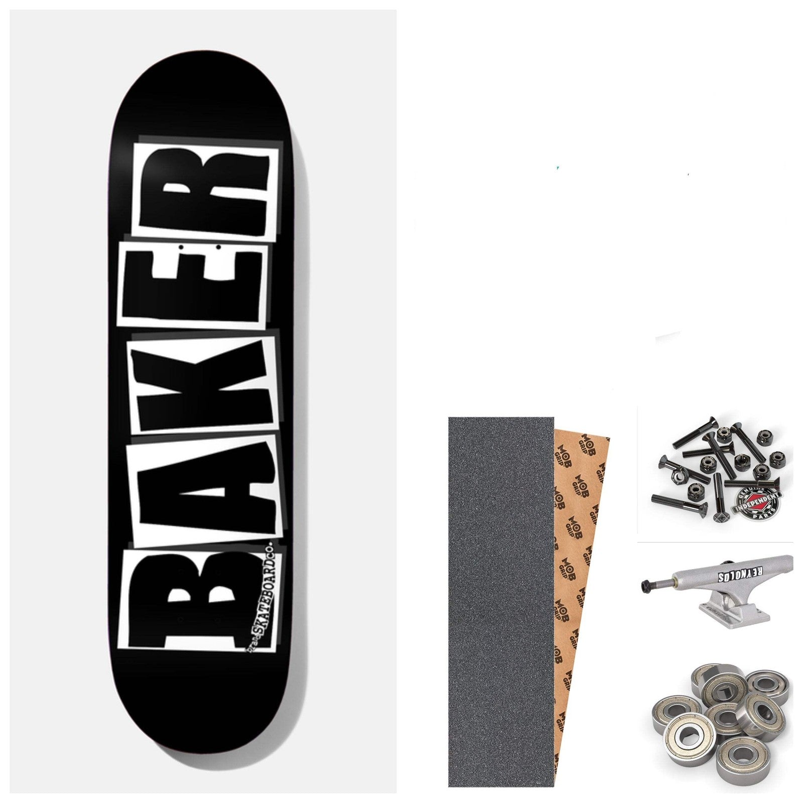 Baker Team Brand Logo Black/White 8.475
