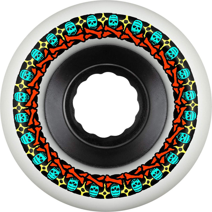Bones Atf Rough Riders 56Mm 80A White All Terrain Skateboard Wheels