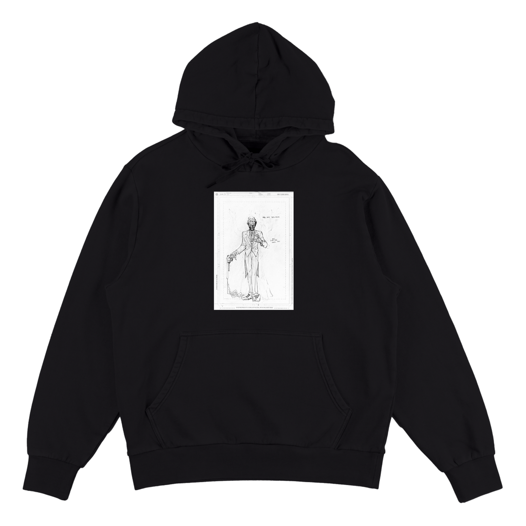 WELCOME X BATMAN DEVIL HORNS HOODED SWEATSHIRT