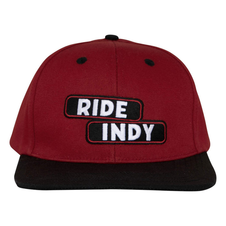 Independent Sticker Slap Snapback Unstructured Hat