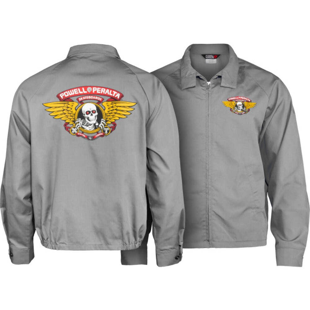 当時物 パウエル ペラルタ ウィングリッパー ジャケット Powell Powell Peralta Winged Ripper Postal Grey Gas Jacket – The Dark Slide