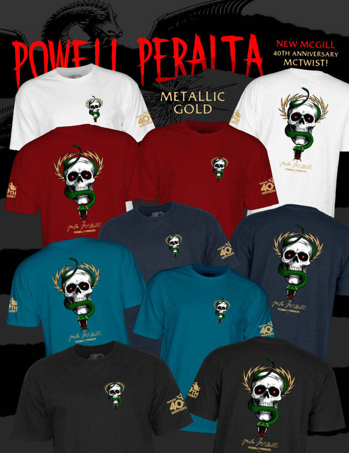 Powell Peralta Mike McGill "40th Anniversary of McTwist" T-Shirt