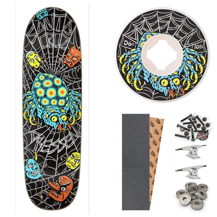 SANTA CRUZ DRESSEN "Spider" Pro 9.25" COMPLETE SKATEBOARD