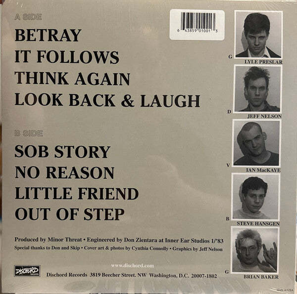 Minor Threat – Out Of Step Vinyl LP Record
