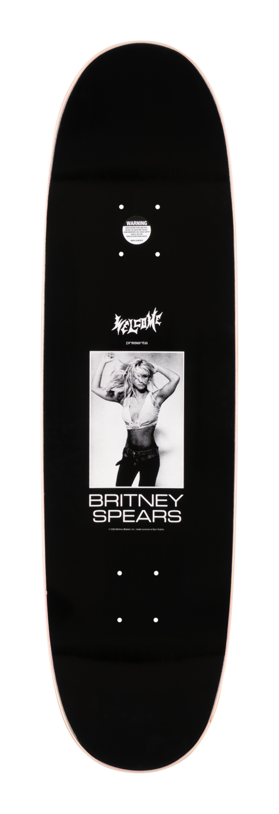WELCOME X BRITNEY SPEARS "SNAKE" 8.8" COMPLETE SKATEBOARD