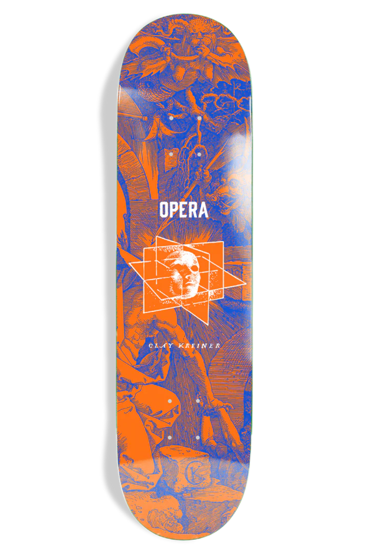 Opera Clay Kreiner Dimensions 8.25" Skateboard Deck