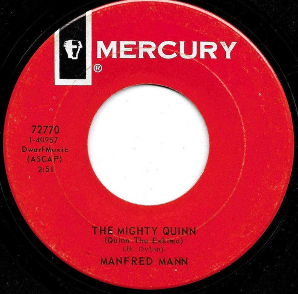 Manfred Mann – The Mighty Quinn (Quinn The Eskimo) Vinyl 7" Record *Used 1968 Re