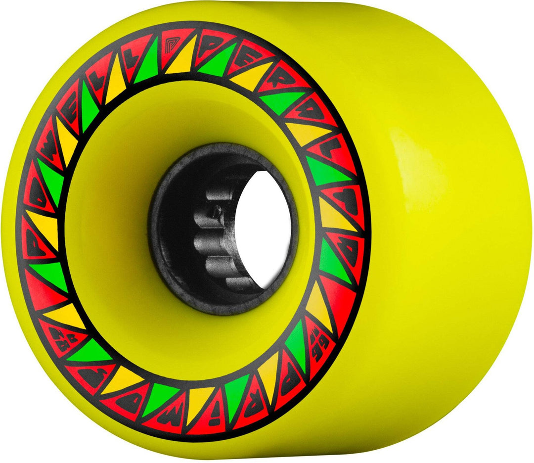 POWELL PERALTA PRIMO Yellow 82a 66mm SKATEBOARD WHEELS