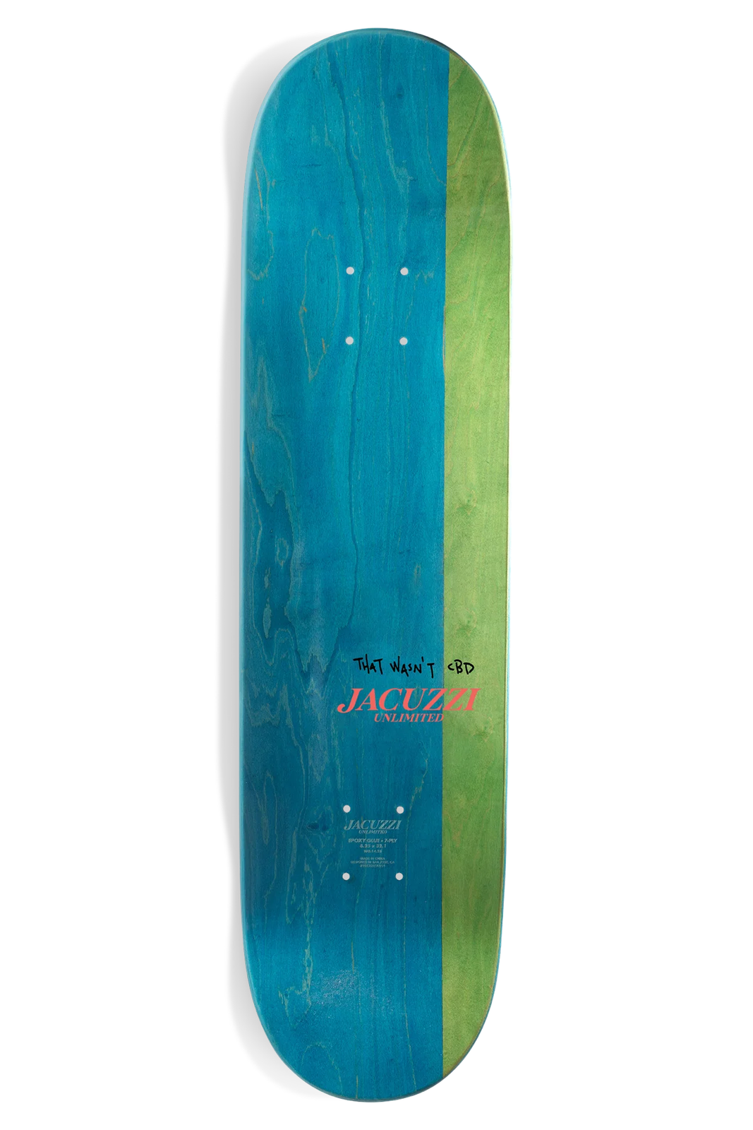 Jacuzzi Caswell Berry Storybook EX7 8.25" Skateboard Deck