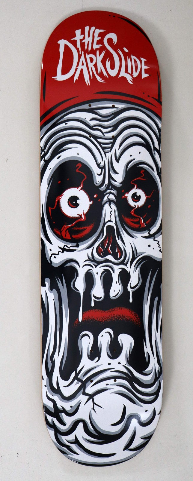 The Dark Slide x Tim Baron "Ghoul Skull" 8" Complete Skateboard