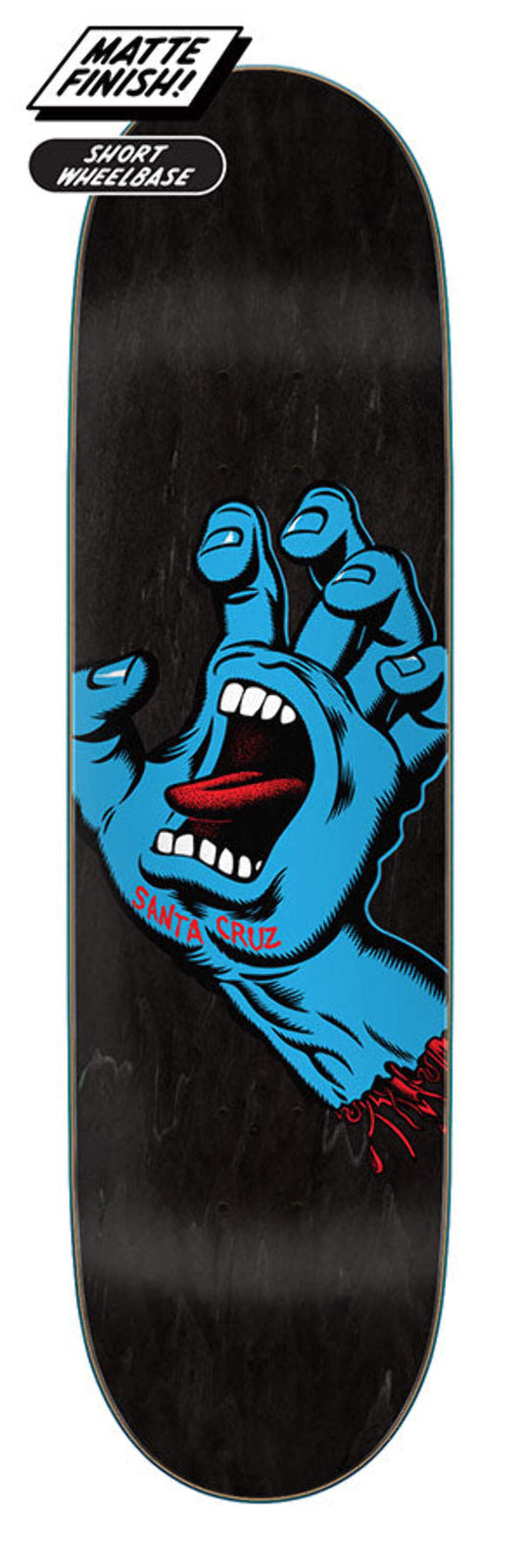 Santa Cruz Screaming Hand 8.6" Skateboard Deck