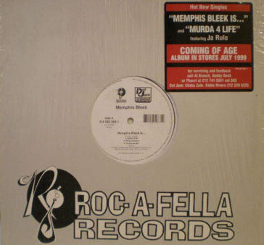 Memphis Bleek – Memphis Bleek Is... / Murda 4 Life Vinyl LP Record *Used 1999 Re