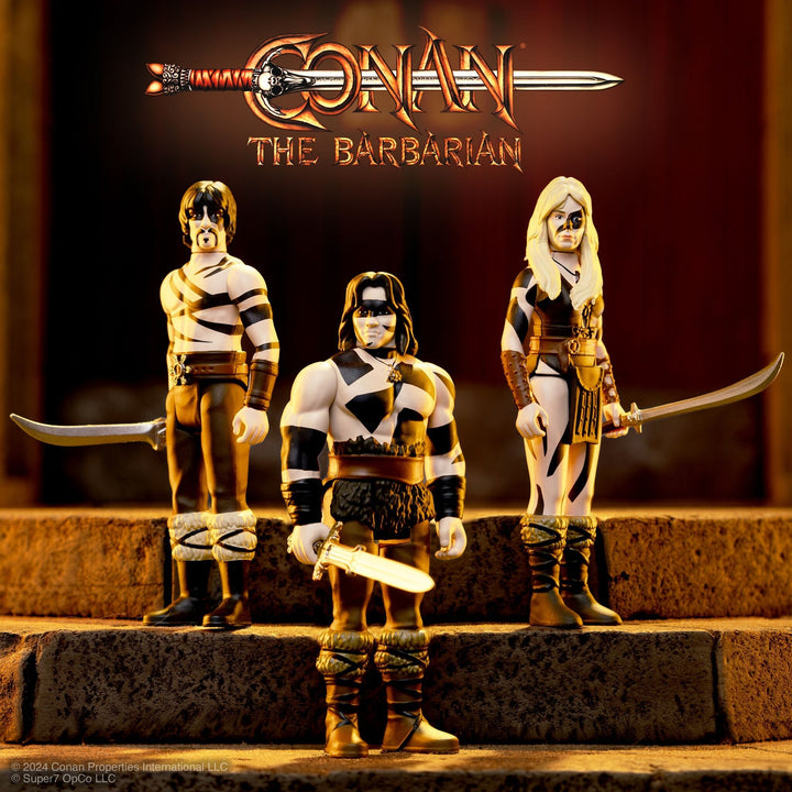Super7 x CONAN THE BARBARIAN - CONAN (WAR PAINT) ReAction Figure