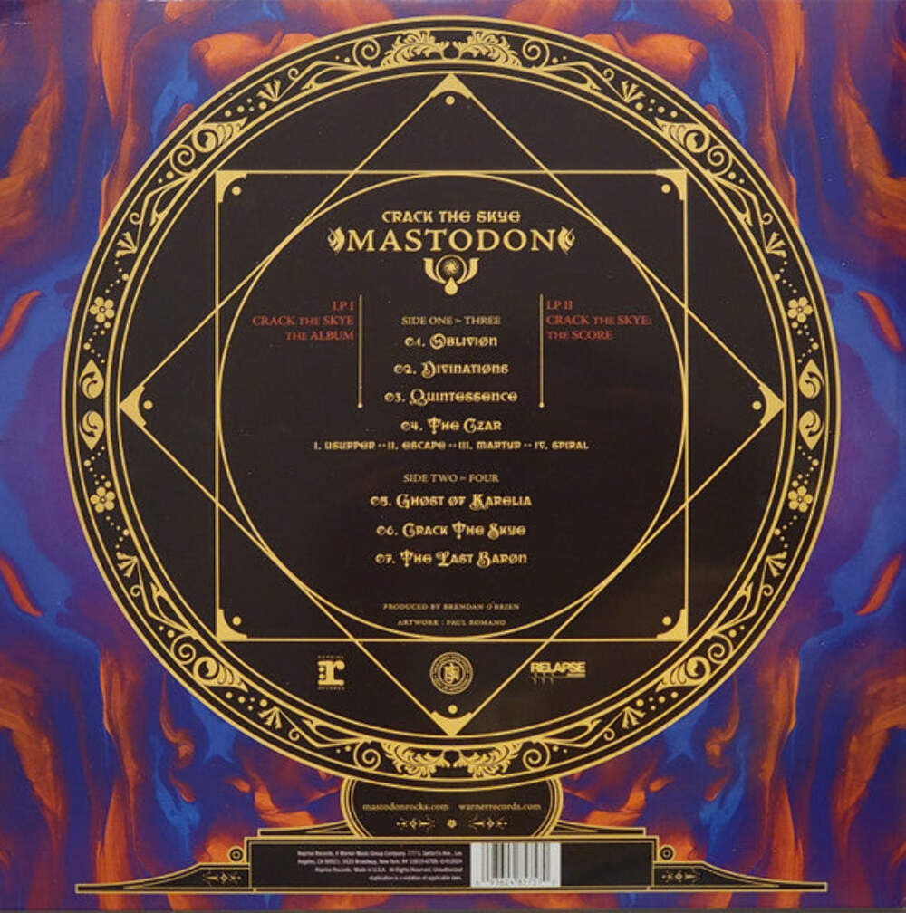 Mastodon - Crack The Skye [LTD Color] Vinyl LP Record