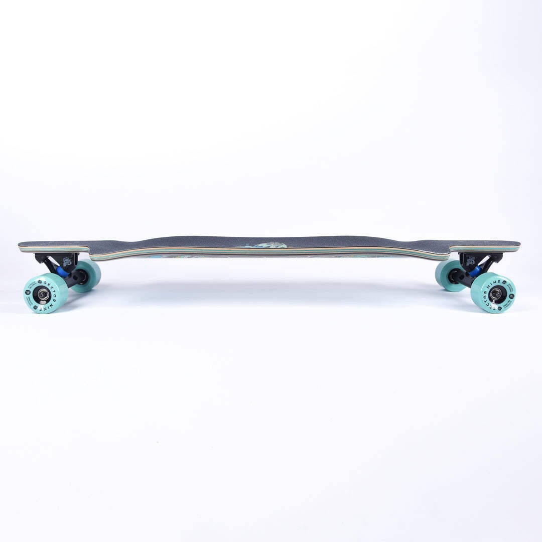 Sector 9 Fault Line Feast 9.75 x 39.5 Complete Drop Thru Longboard