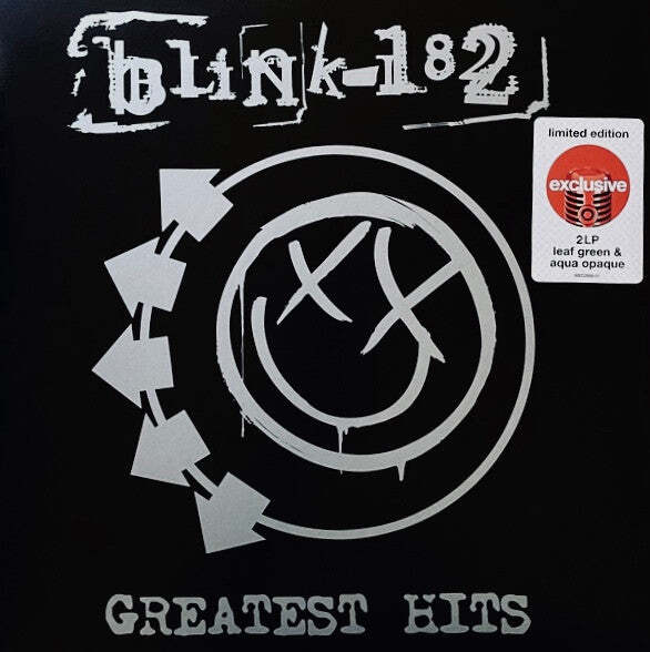 Blink 182 - Greatest Hits Green Blue Color 2xLP Vinyl LP Record *USED 2020 RELEA