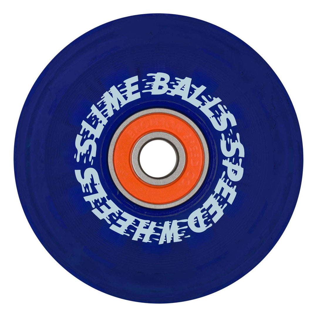 Slime Balls Ice Light Ups OG Slime Blue 66mm 78a Skateboard Wheels