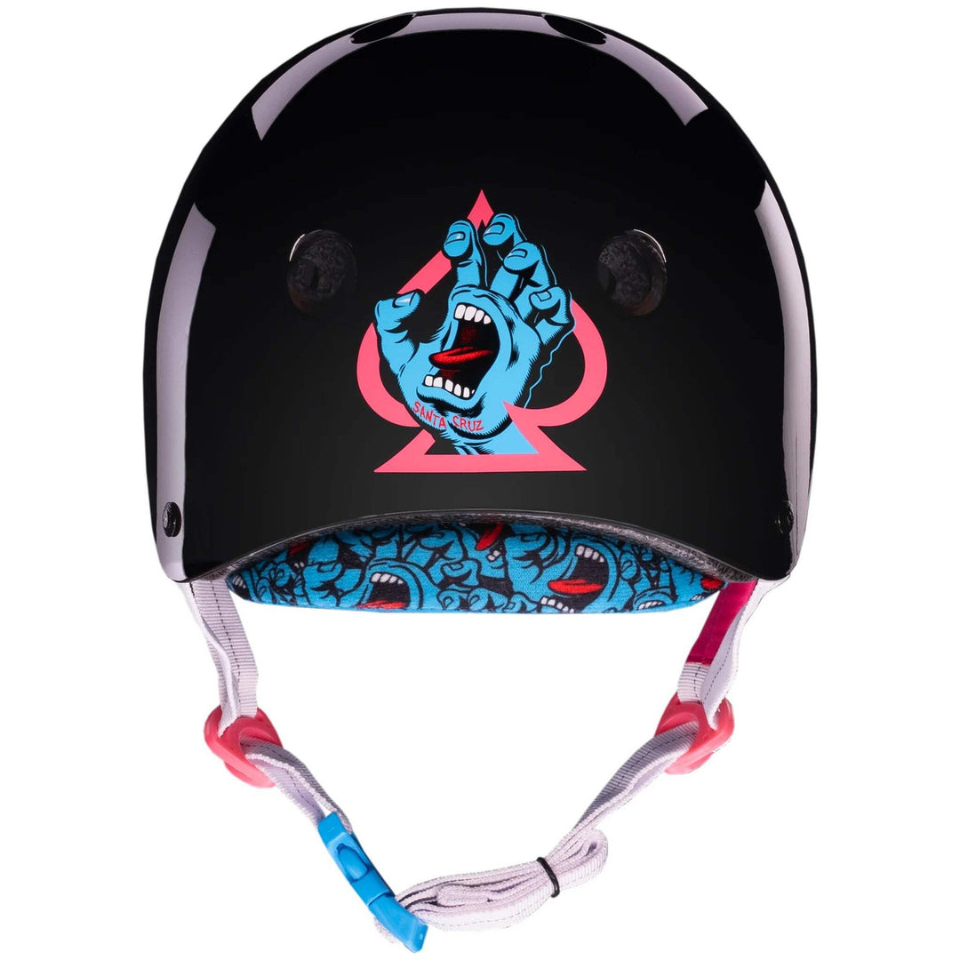 Protec x Santa Cruz LOW PRO Certified Helmet (Black Gloss)
