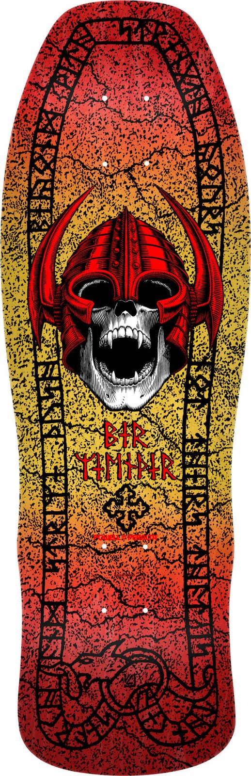 Powell Peralta Per Welinder Nordic Skull Red / Yellow Fade