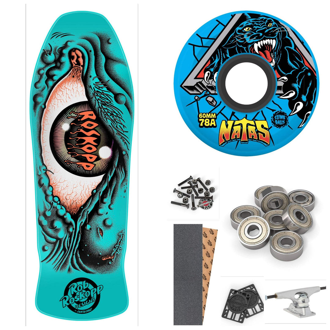 SANTA CRUZ ROB ROSKOPP "EYE" 10.12" COMPLETE SKATEBOARD DECK