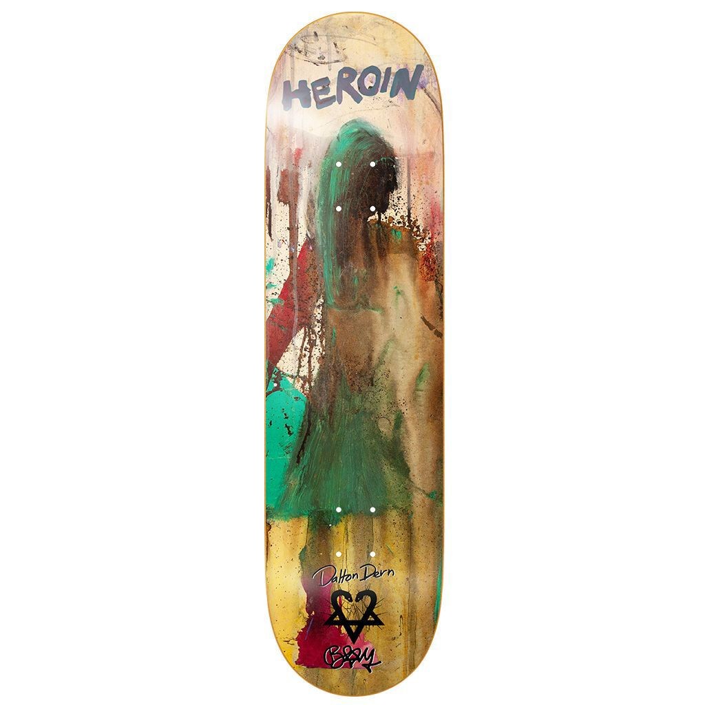 HEROIN Dern Bam 8.3875" SKATEBOARD DECK