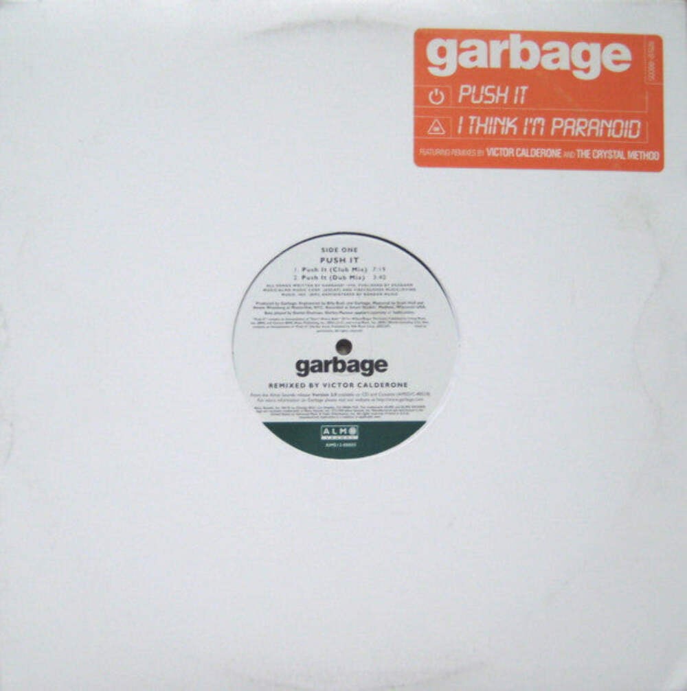 Garbage - Push It / I Think I'm Paranoid Vinyl LP