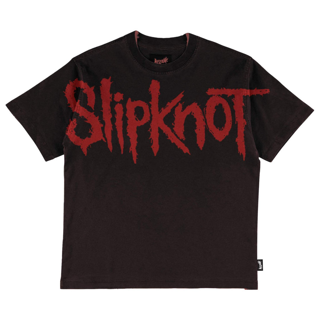 Welcome x Slipknot Barcode Overprint T-Shirt